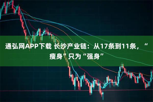 通弘网APP下载 长沙产业链：从17条到11条，“瘦身”只为“强身”