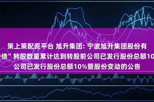 策上策配资平台 旭升集团: 宁波旭升集团股份有限公司关于“升24转债”转股数量累计达到转股前公司已发行股份总额10%暨股份变动的公告